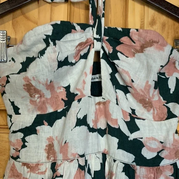 NWT Abercrombie & Fitch halter tie summer dress size XXS - Picture 7 of 8